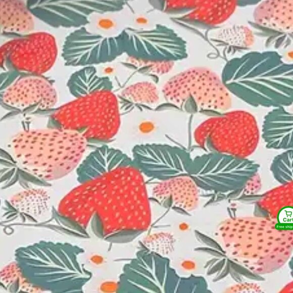 Enamelware Tray w Strawberries 13.75" NIB - Picture 3 of 4